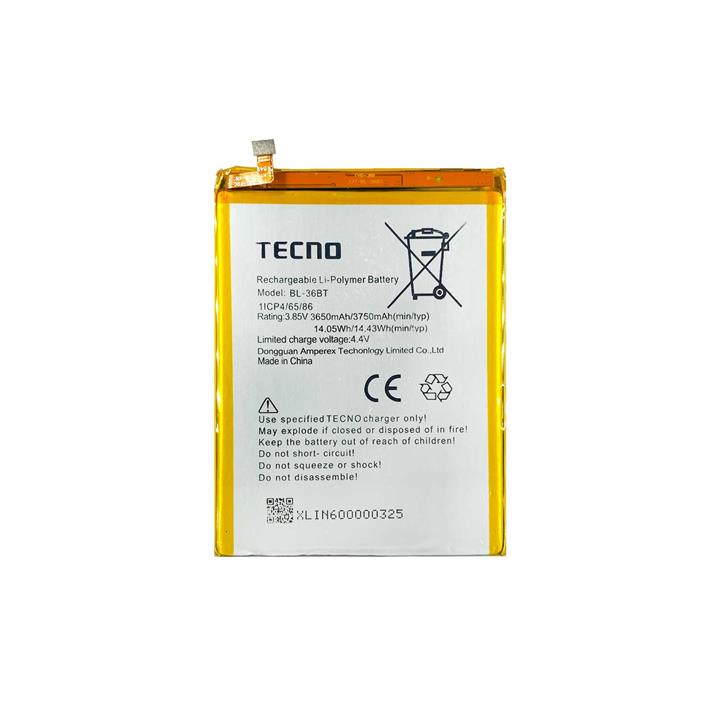 باتری گوشی تکنو Tecno Air 2 Plus با کد فنی BL-36BT